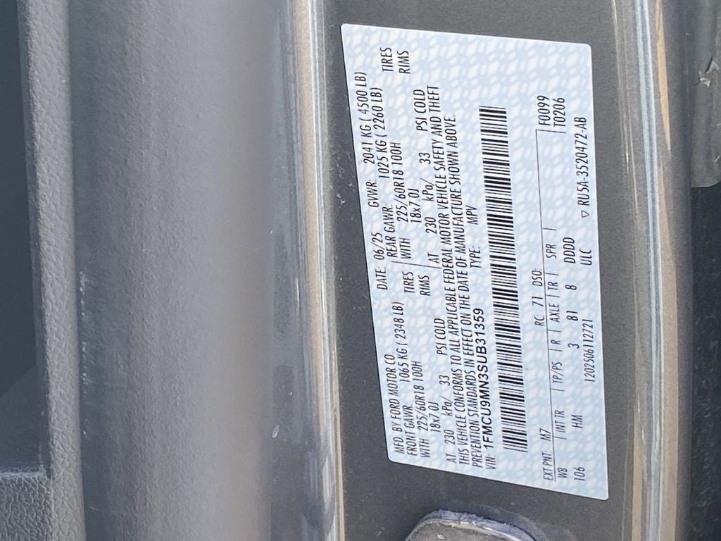 2025 Ford Escape ST-Line