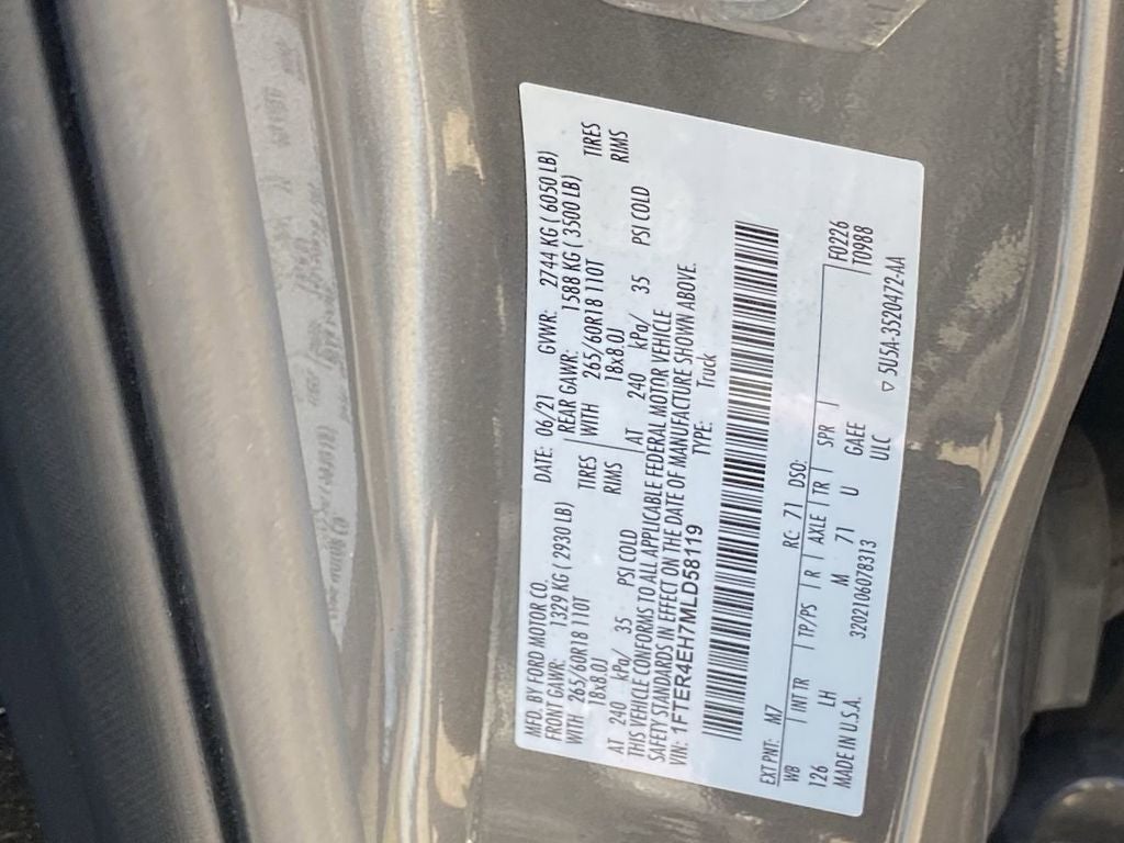 2021 Ford Ranger XLT