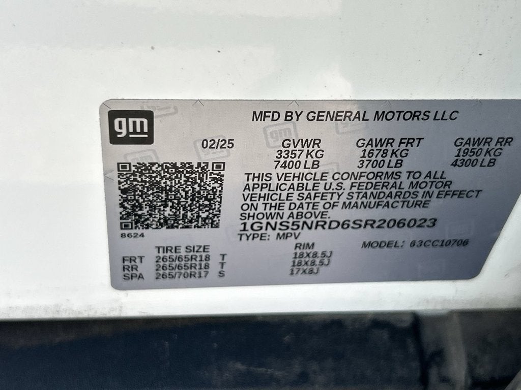 2025 Chevrolet Tahoe LT