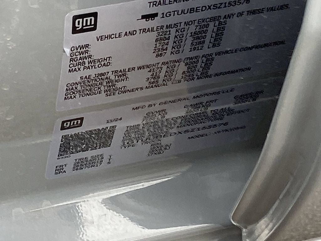 2025 GMC Sierra 1500 SLE