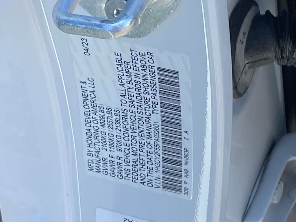 2023 Honda Accord Hybrid Sport