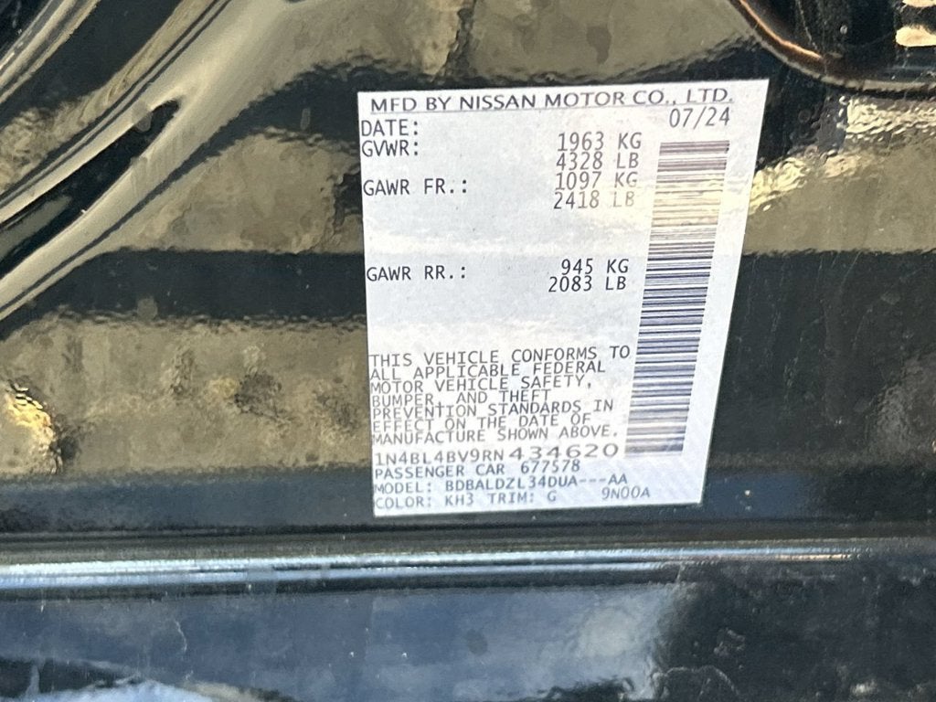 2024 Nissan Altima 2.5 S