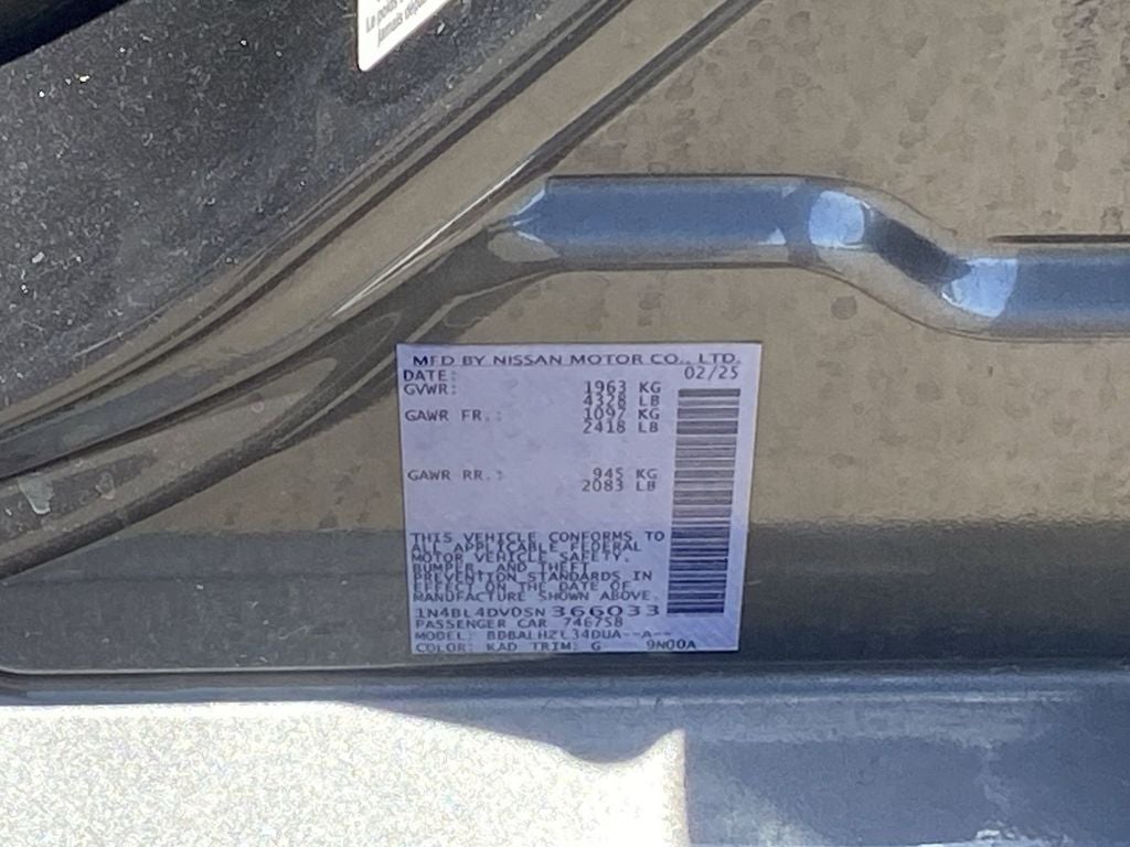 2025 Nissan Altima SV - Photo 28
