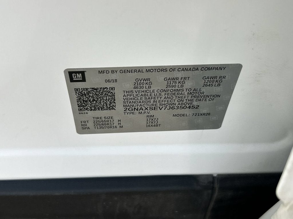 2018 Chevrolet Equinox LT