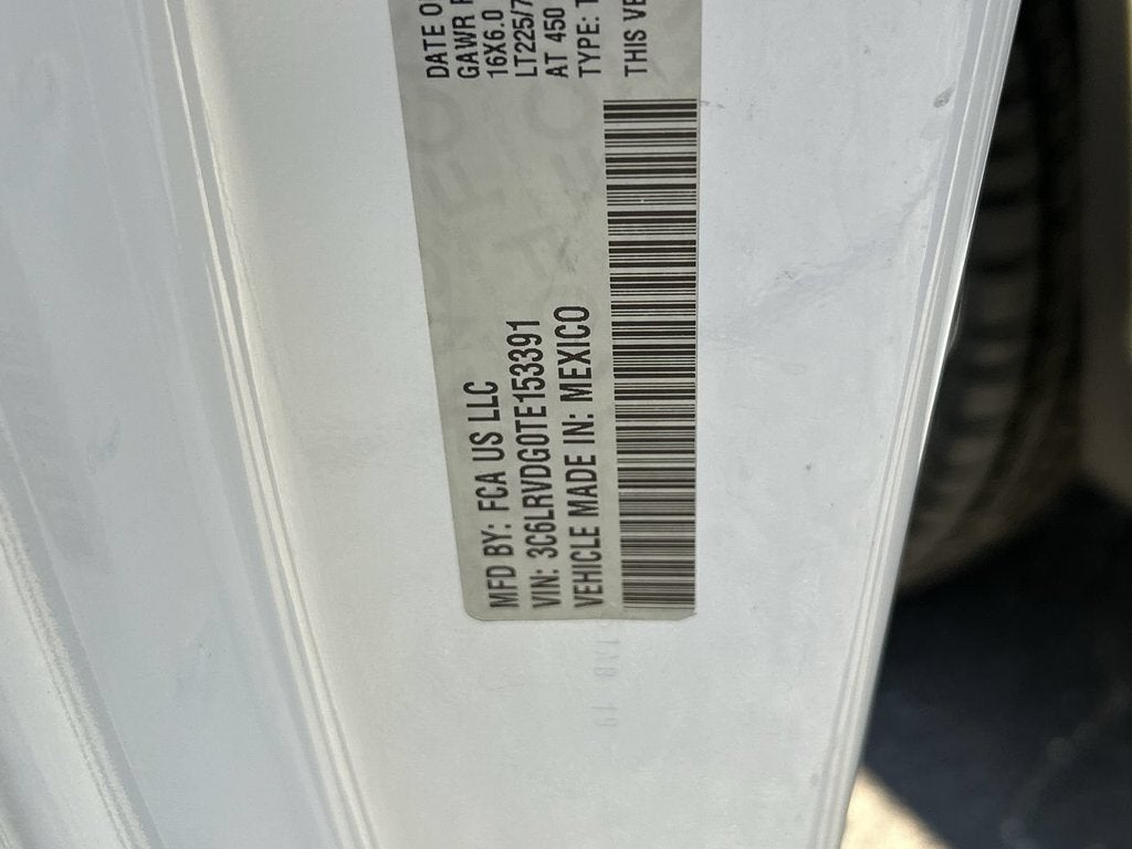 2026 RAM ProMaster 2500 High Roof