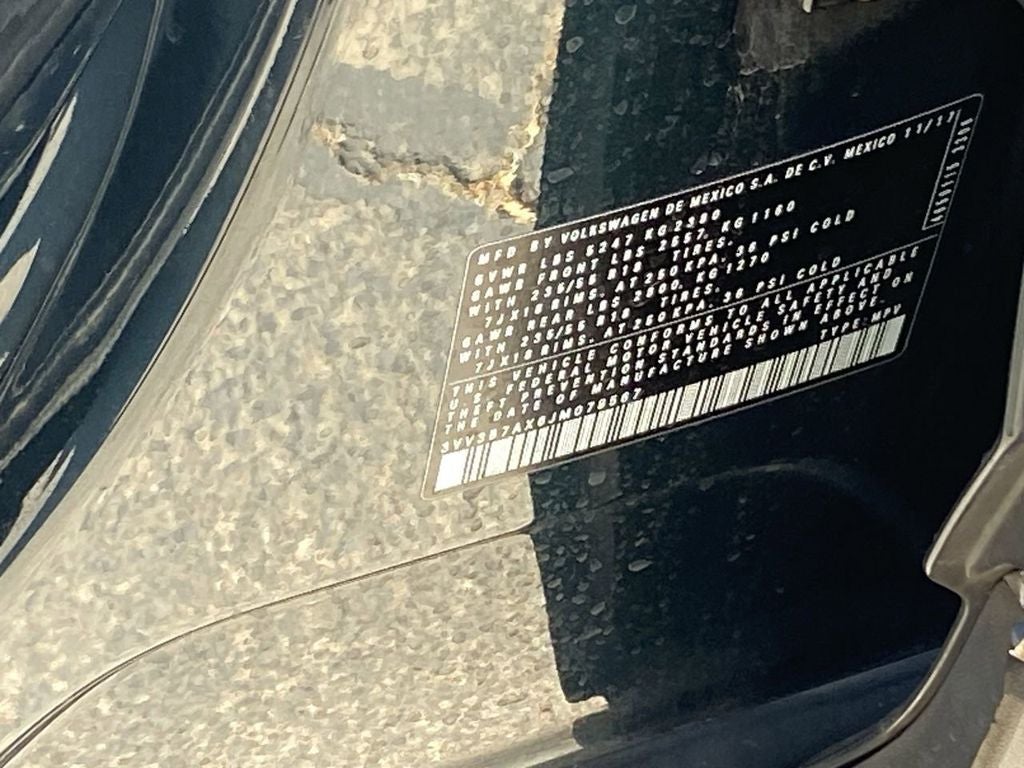 2018 Volkswagen Tiguan 2.0T SEL