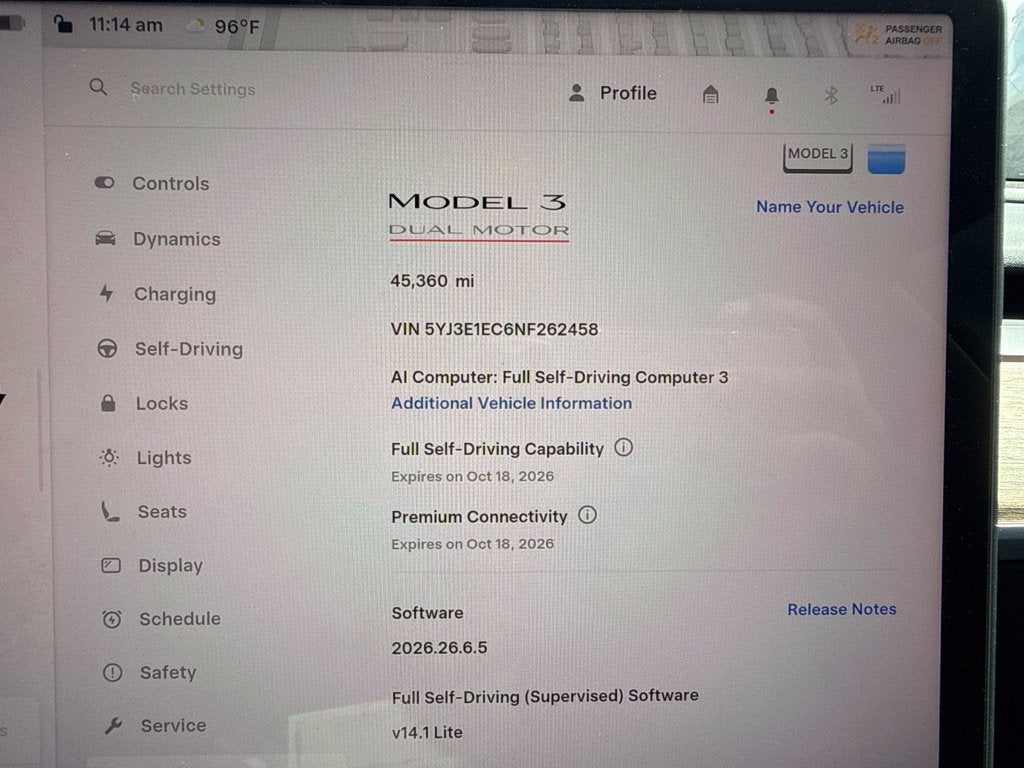 2022 Tesla Model 3 Performance