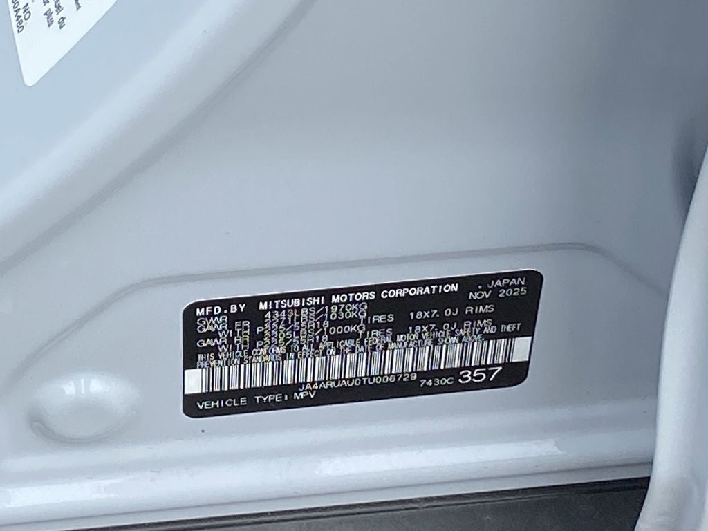 2026 Mitsubishi Outlander Sport 2.0 ES