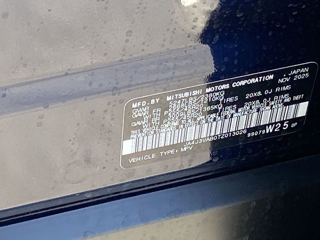 2026 Mitsubishi Outlander SE
