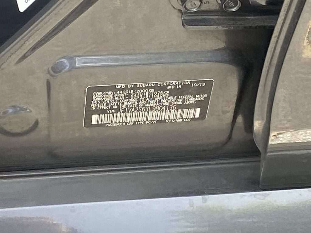 2020 Subaru WRX STi