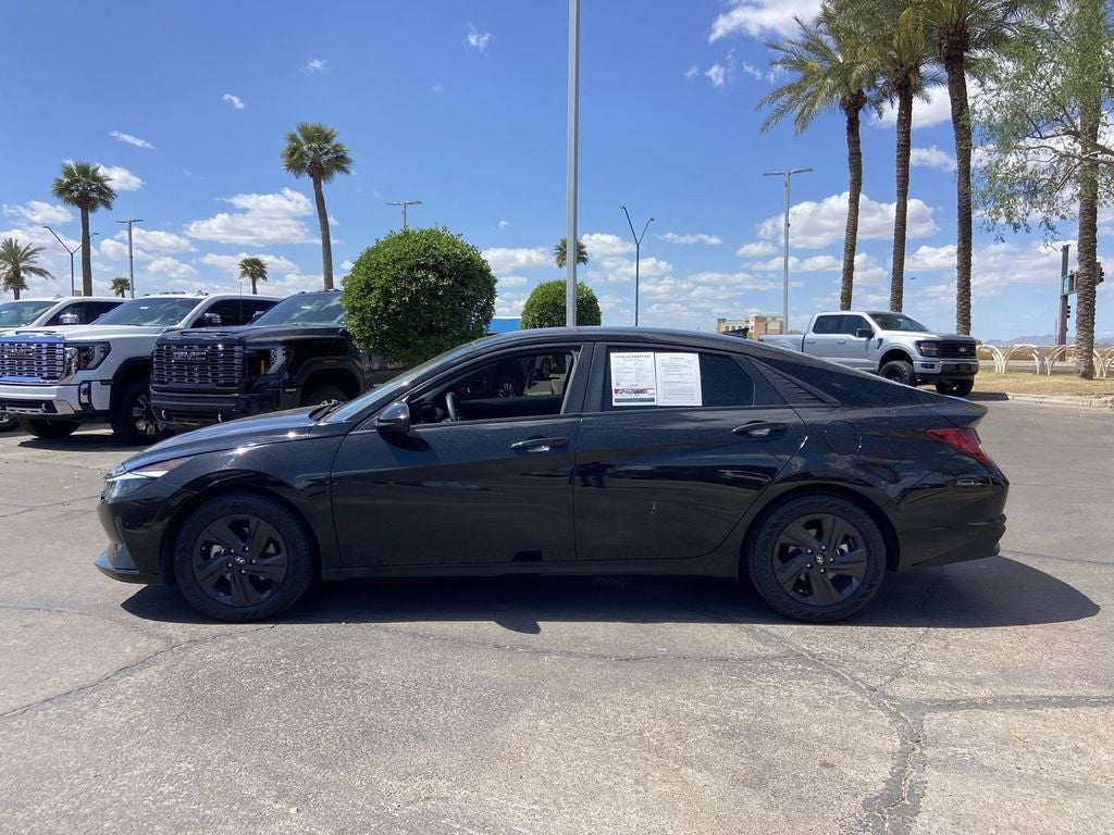 2023 Hyundai Elantra Hybrid Blue