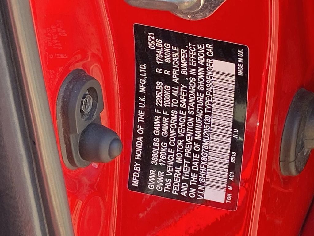 2021 Honda Civic Type R Touring