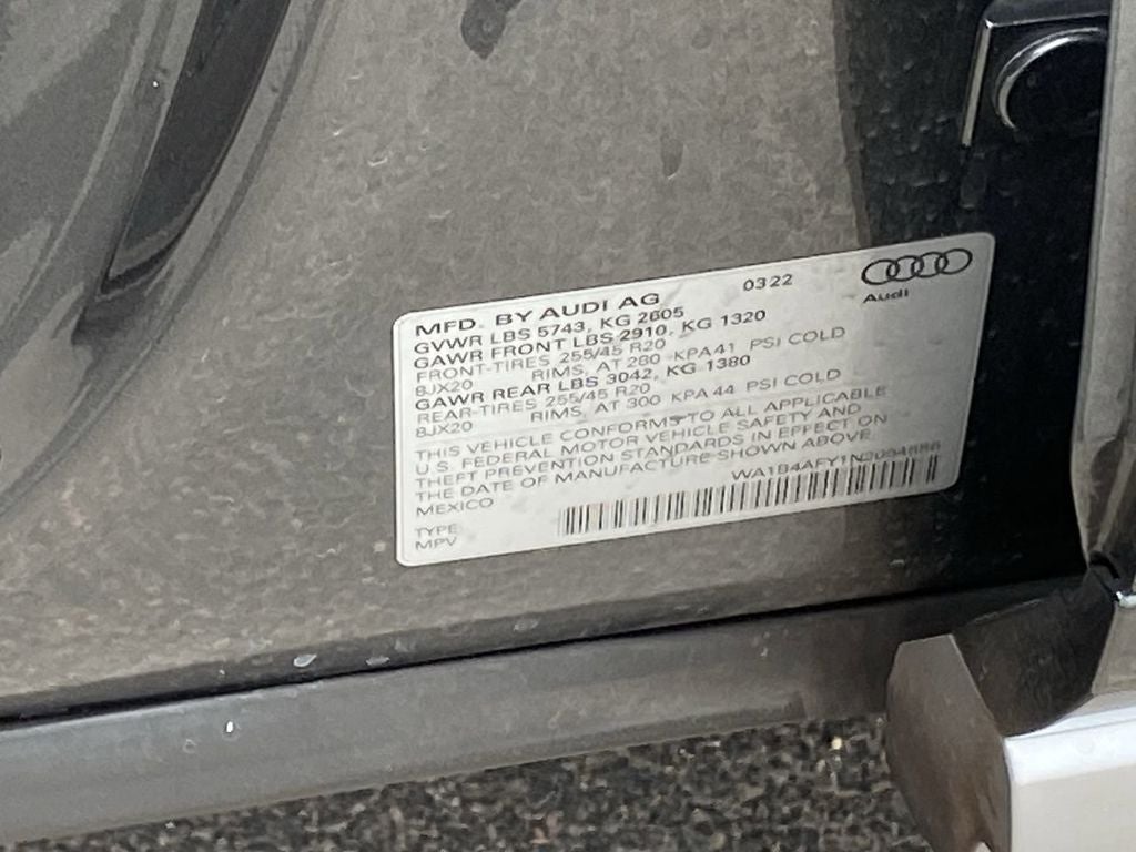 2022 Audi SQ5 Premium Plus quattro