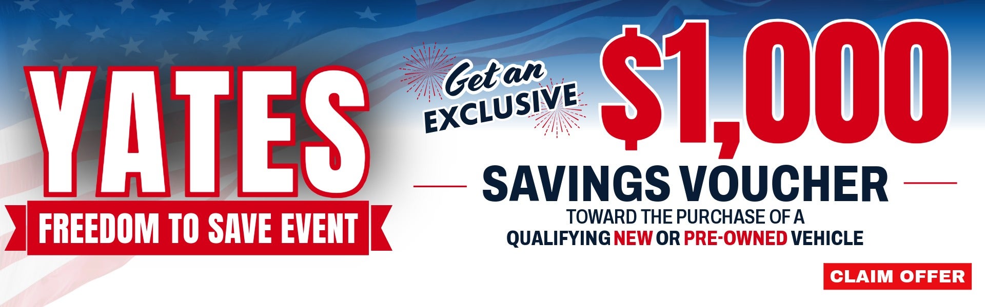 FREEDOM TO SAVE offers